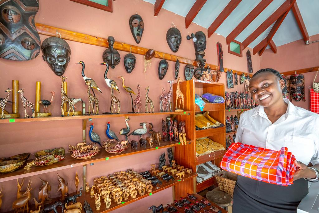 Lake Nakuru Lodge’s curio shop